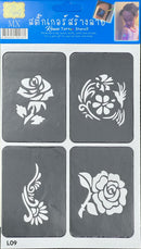 Henna Tattoo Stencil, Mehndi Stickers PK-1182 - TUZZUT Qatar Online Shopping