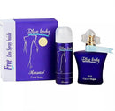 Rasasi Blue Lady EDP With Deo Spray 40 ml - TUZZUT Qatar Online Shopping