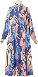 Women Maxi Dress Kaftans Long Sleeve Party Dresses S4575745 M - TUZZUT Qatar Online Shopping