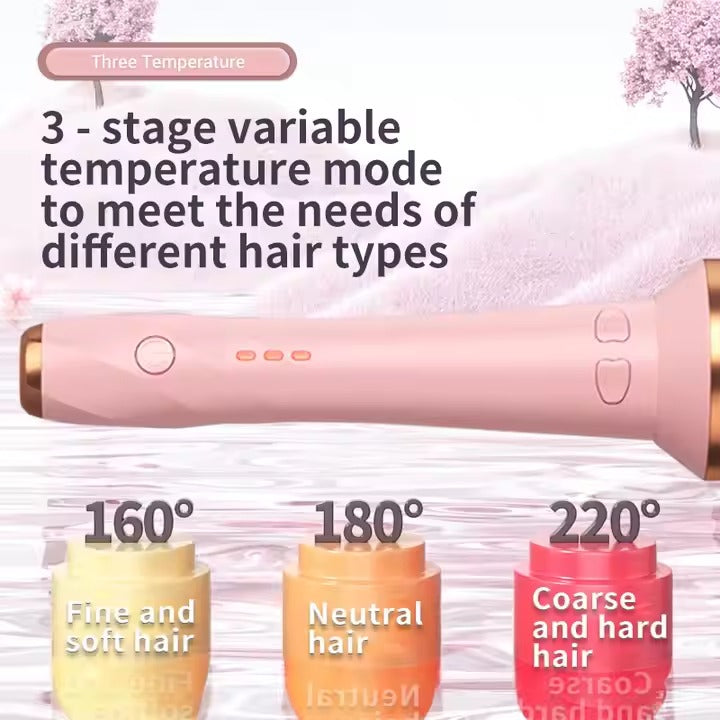 360 Rotating Hair Curler Curling Iron With Temperature Control XN-388 360 Rotating Hair Curler Curling Iron With Temperature Control XN-388
