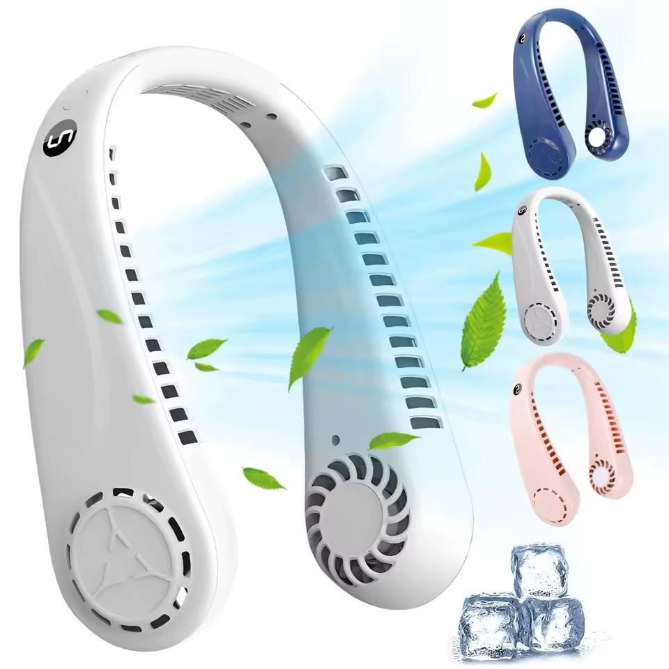 Mini LED Digital Display Bladeless Neck Fan 112256 Mini LED Digital Display Bladeless Neck Fan 112256
