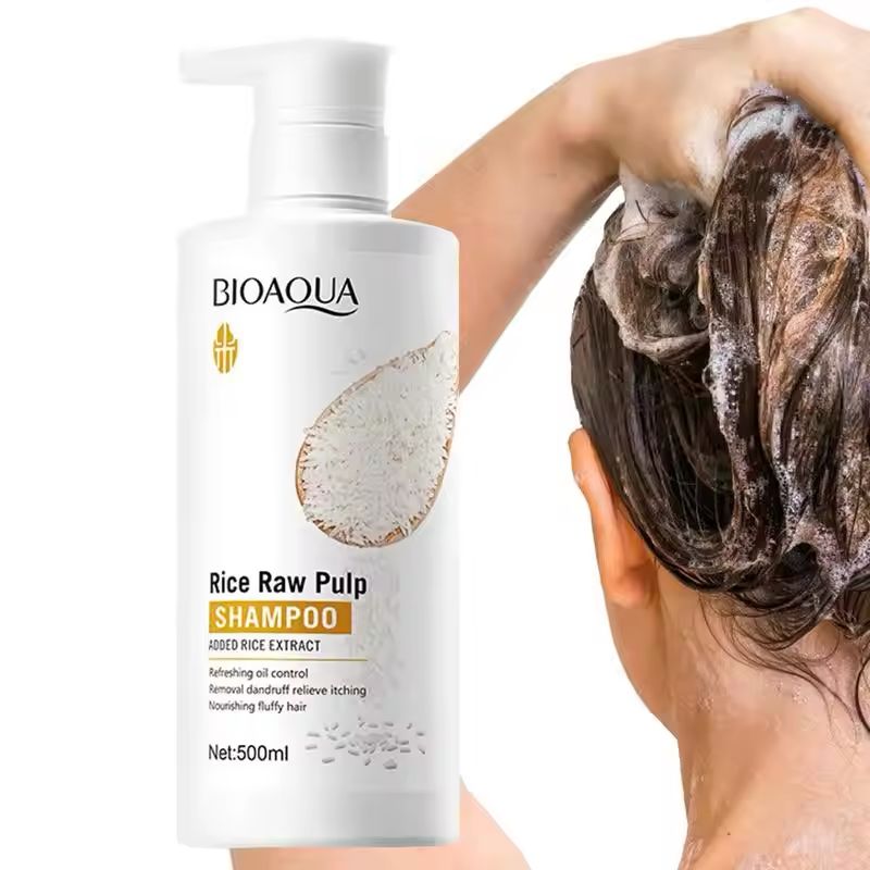 BIOAQUA Rice Raw Pulp Shampoo 500ml BIOAQUA Rice Raw Pulp Shampoo 500ml