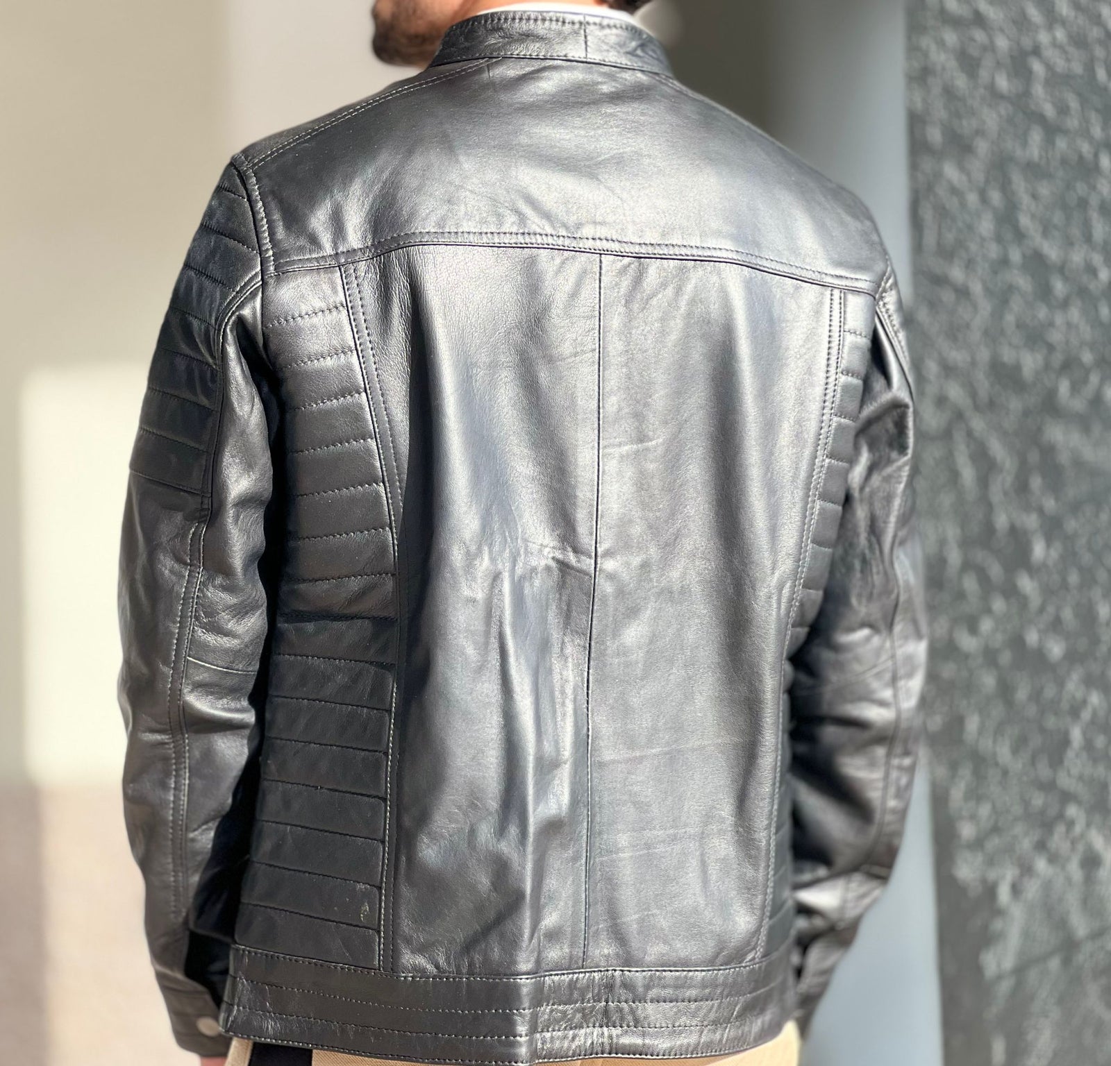 Premium Quality Men's Genuine Leather Jacket Coat Premium Quality Men's Genuine Leather Jacket Coat