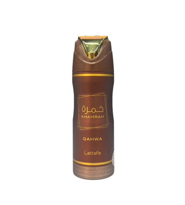 Lattafa Khamrah Qahwa Perfumed Deodorant Spray 200 ml
