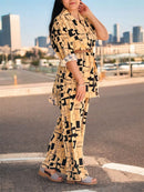 Billy Max 2 Pcs Patterned Full Sleeve Top And Pant Set T-126 - TUZZUT Qatar Online Shopping