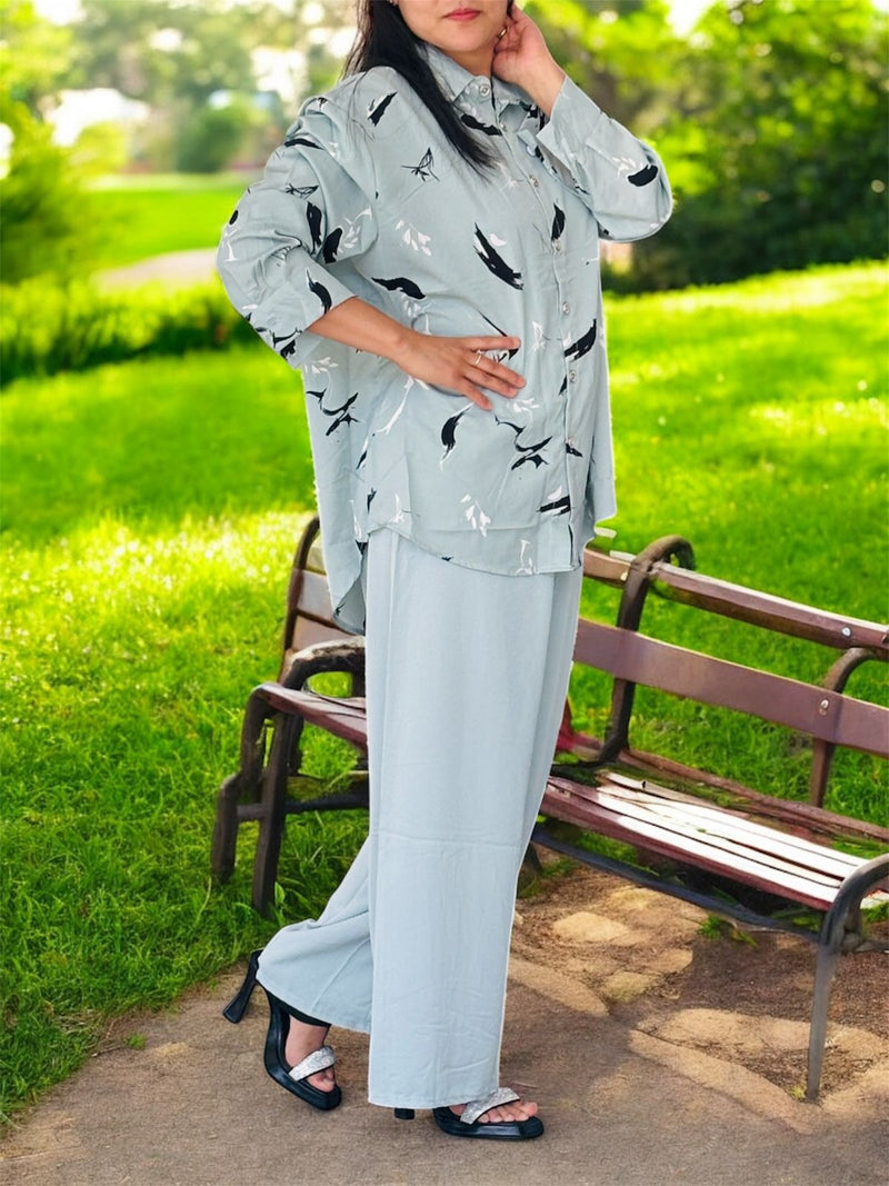 Billy Max 2 Pcs Printed Full Sleeve Top And Pant Set T-0277 - TUZZUT Qatar Online Shopping