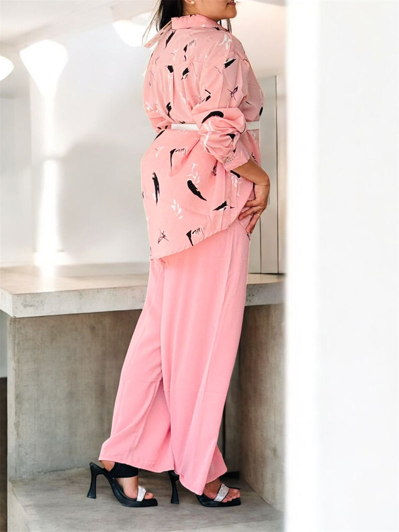 Billy Max 2 Pcs Printed Full Sleeve Top And Pant Set T-0277 - TUZZUT Qatar Online Shopping