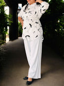 Billy Max 2 Pcs Printed Full Sleeve Top And Pant Set T-0277 - TUZZUT Qatar Online Shopping