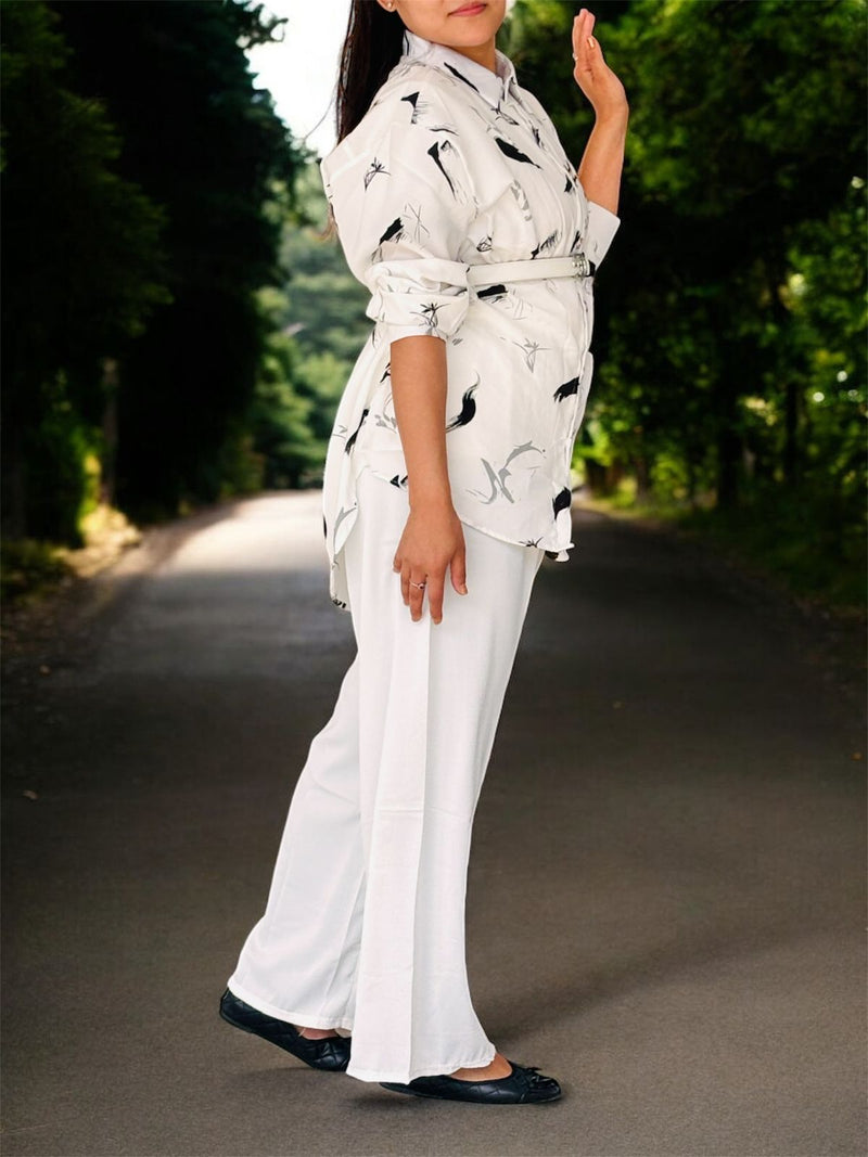 Billy Max 2 Pcs Printed Full Sleeve Top And Pant Set T-0277 - TUZZUT Qatar Online Shopping