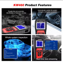 Konnwei kw460 OBD2 Scanner Auto Diagnostic Tool OBDII and EOBD Check Engine Code For Mercedes Benz - TUZZUT Qatar Online Shopping