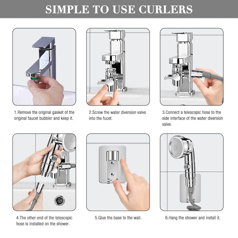 Water Faucet Plus External Shower Suite 62814 - TUZZUT Qatar Online Shopping