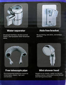 Water Faucet Plus External Shower Suite 62814 - TUZZUT Qatar Online Shopping