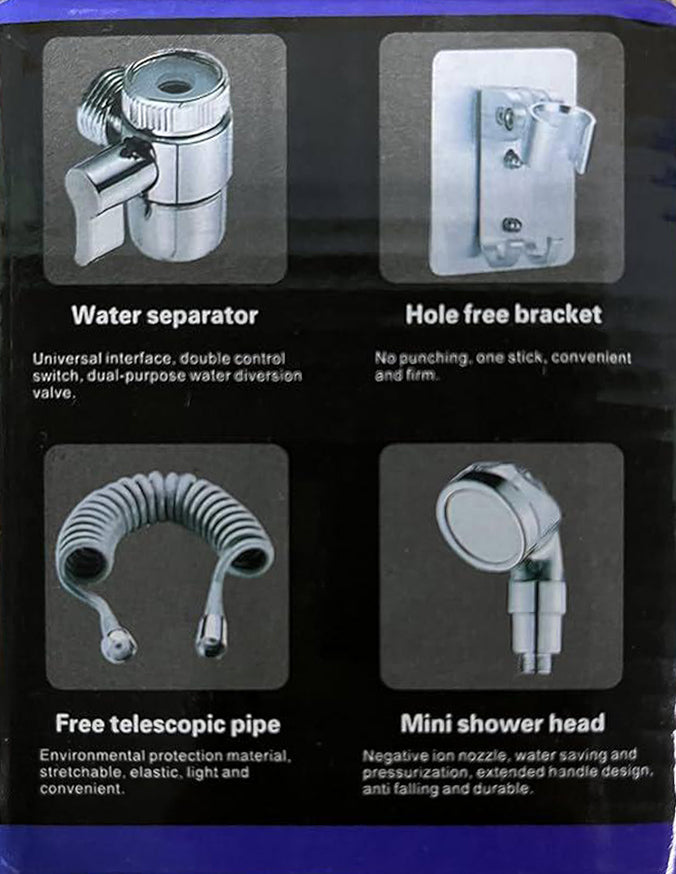 Water Faucet Plus External Shower Suite 62814 - TUZZUT Qatar Online Shopping