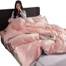 4 Pcs Set - Summer Quilt, Pillow Covers & Bed Sheet B-358756 - TUZZUT Qatar Online Shopping