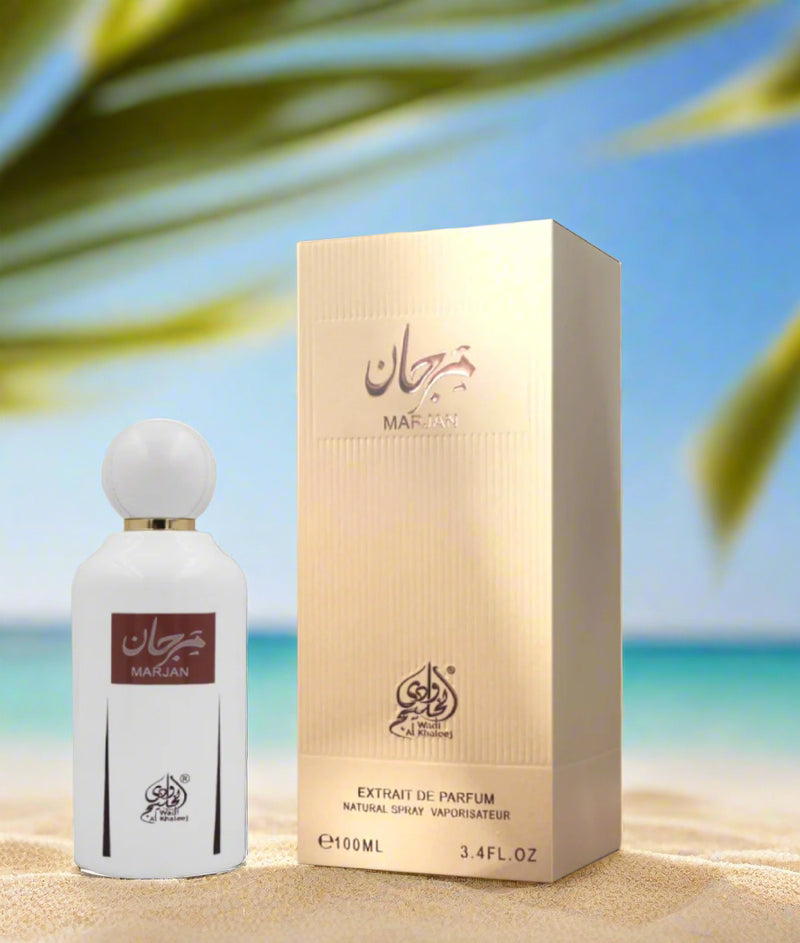 Marjan Extrait De Parfum 100ml By Wadi Al Khaleej | Inspired by Marj Ahmed Al Maghribi - TUZZUT Qatar Online Shopping