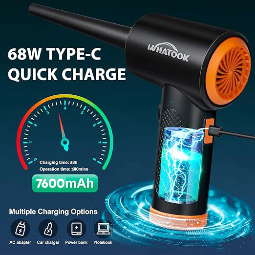WHATOOK Electric Compressed Air Duster A-2 - TUZZUT Qatar Online Shopping