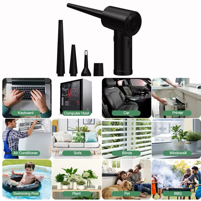 Rechargeable Wireless Air Duster C4915 - TUZZUT Qatar Online Shopping