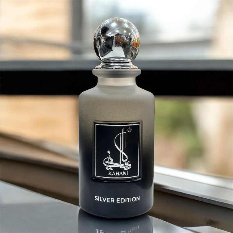 KAHANI Silver Edition EDP Perfume 100ML by Zahrat Dubai KAHANI Silver Edition EDP Perfume 100ML by Zahrat Dubai