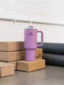 Stanley Vacuum Insulated Tumbler with Lid and Straw for Water 1.18L (Lilac) - TUZZUT Qatar Online Shopping