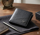 Men Black Genuine Leather Wallet -26 - TUZZUT Qatar Online Shopping