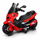 Kids DIY Racing Motorcycle Toy with Light & Sound Effects – Red