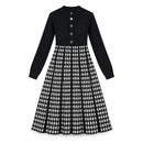 Women fashion winter black skirt top S25415