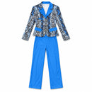Women's Casual Long Sleeve Blazer Coat And Pant Set PB1254