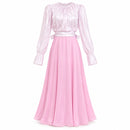 Women's Full Length Hand Open Long Dress WE4587
