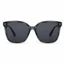 Smoky Black Oversized Square Sunglasses RR22