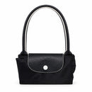 Women’s Black Foldable Tote Bag with Long Handles GR5822