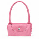 Women’s Pink Foldable Tote Bag with Silver Button QW6333