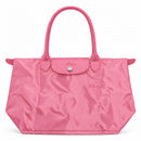 Women’s Pink Foldable Tote Bag with Silver Button QW6333