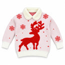 Girls' Cute Pink Knitted Winter Sweater AS8765
