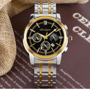 Mens Luxury Business Watches Stainless Steel Luminous Quartz Wristwatch W719241 - TUZZUT Qatar Online Shopping