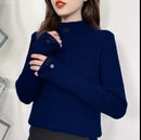 Women's Fashion Full Sleeve High Neck T-Shirt S4774348 - TUZZUT Qatar Online Shopping