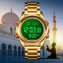 Skmei Islamic Prayer Watch With Qibla Direction And Azan Reminder -S4444790 - TUZZUT Qatar Online Shopping