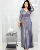 Women's long sleeve skirt with belt M 140056 - TUZZUT Qatar Online Shopping