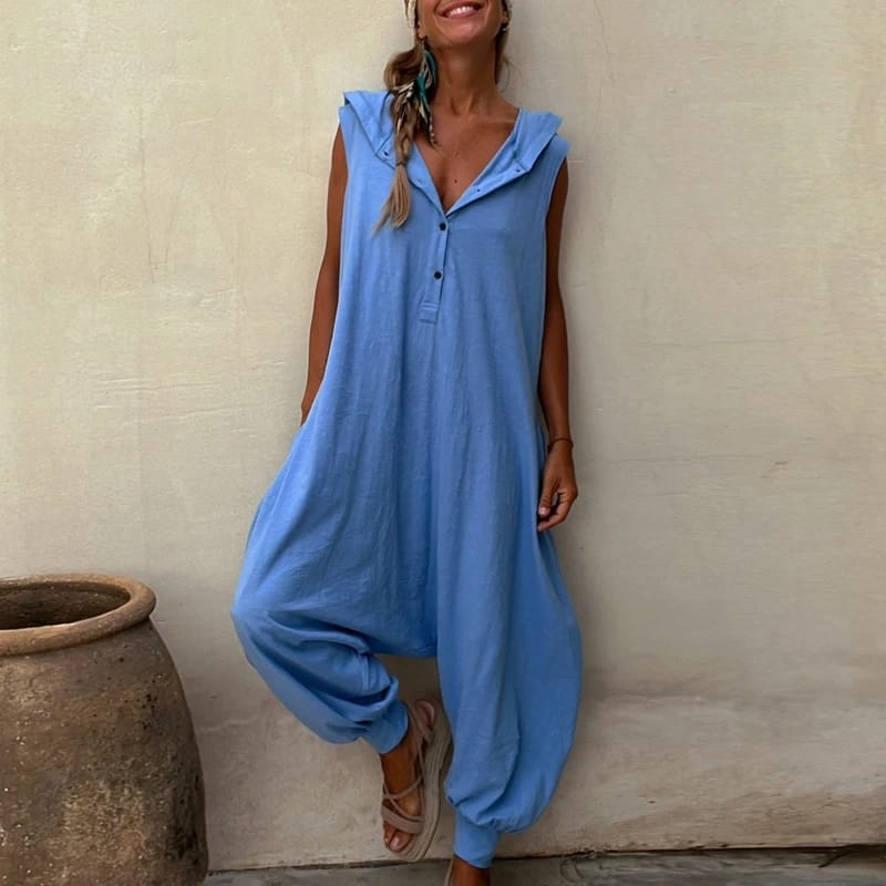 Women's Breathable Hooded Stylish Jumpsuit 116502 Women's Breathable Hooded Stylish Jumpsuit 116502