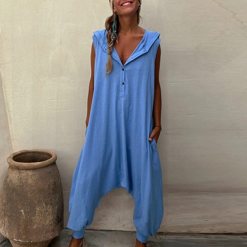 Women's Breathable Hooded Stylish Jumpsuit 116502 Women's Breathable Hooded Stylish Jumpsuit 116502
