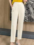 Women high waist trousers L B-108483