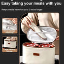 Multi-Layer Stainless Steel Insulated Lunch Box - TUZZUT Qatar Online Shopping