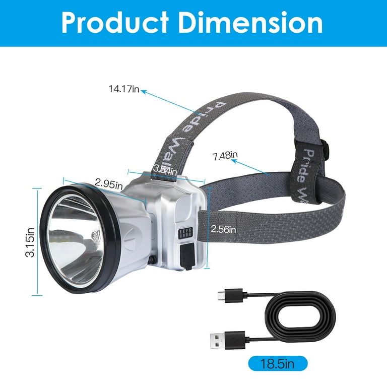 Multifunctional rechargeable bright Headlight