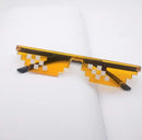 Design Funny Mosaic Sunglasses Thug Life Sun Glasses - TUZZUT Qatar Online Shopping