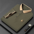 Business Casual Short Sleeve Men Fashion Solid Color T-shirt TS316