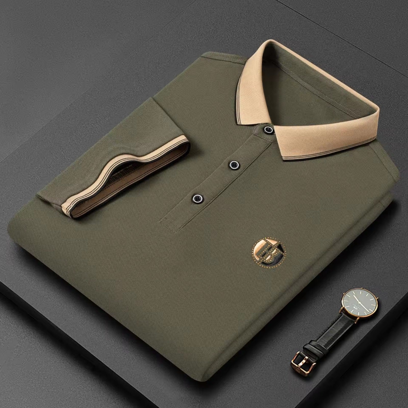 Business Casual Short Sleeve Men Fashion Solid Color T-shirt TS316 Business Casual Short Sleeve Men Fashion Solid Color T-shirt TS316