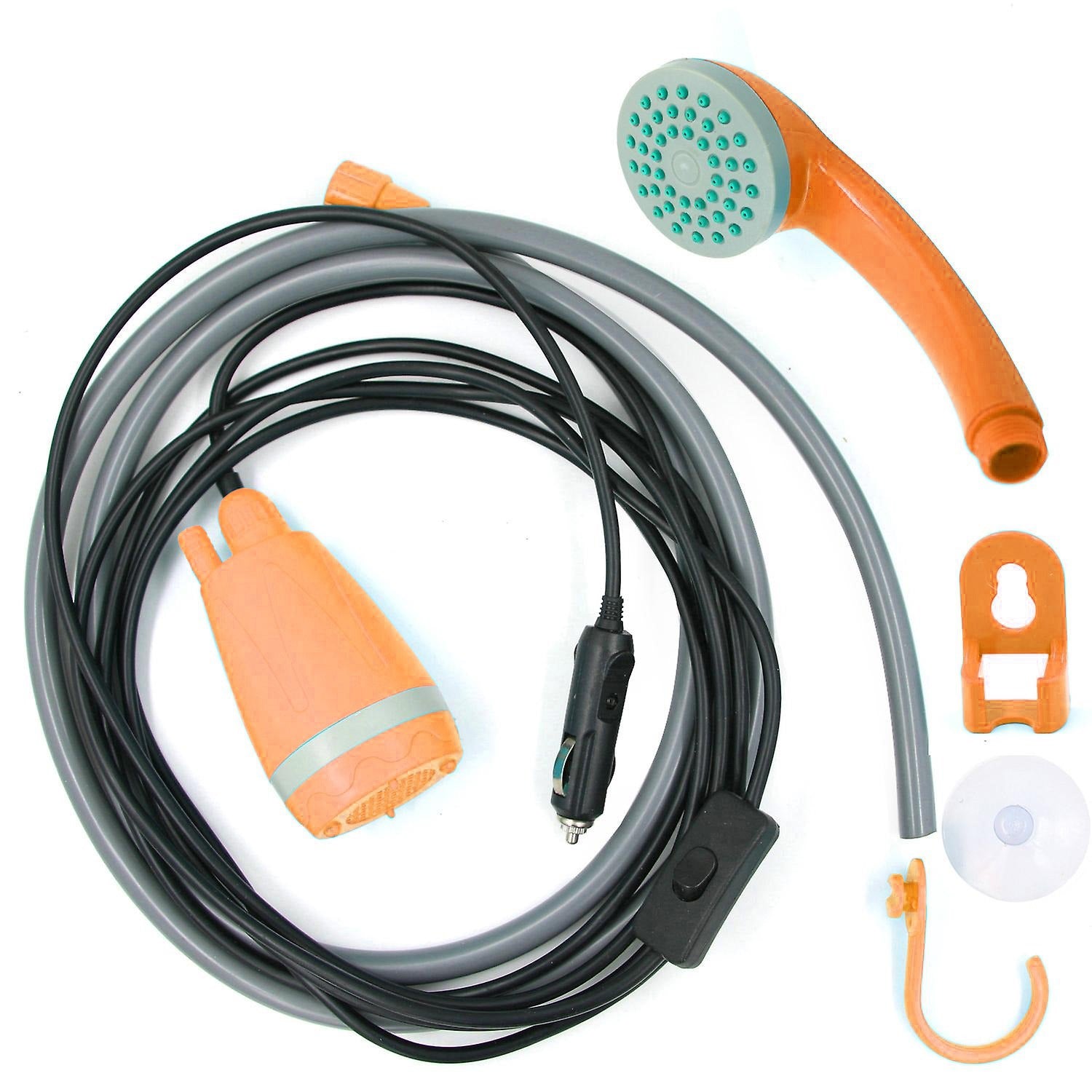 Portable Shower Automobile Shower Set Car Washer 12V With Foldable Bucket - 2024 Portable Shower Automobile Shower Set Car Washer 12V With Foldable Bucket - 2024
