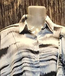 Patterned Long Sleeves 2 Pcs Top And Pant Set TS44 - TUZZUT Qatar Online Shopping