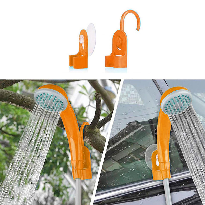 Portable Shower Automobile Shower Set Car Washer 12V With Foldable Bucket - 2024