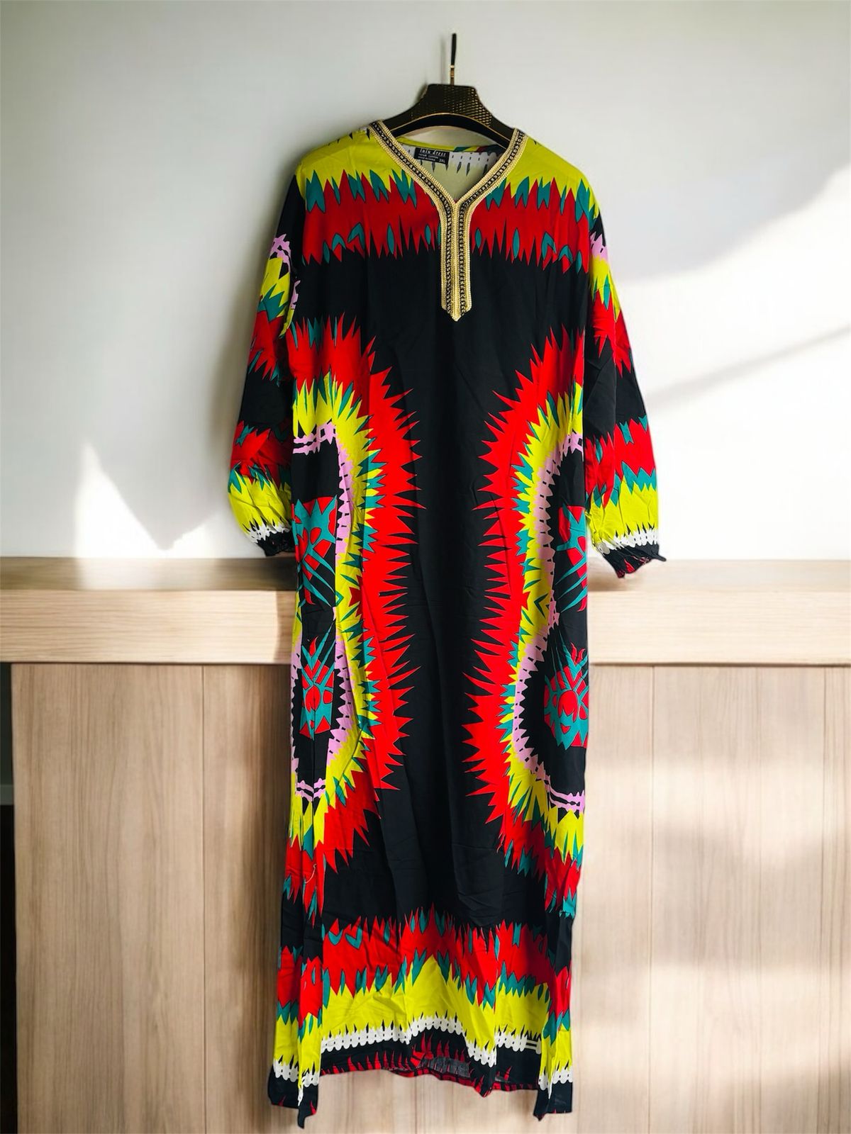 Women Dress Coloured 3 Pcs Jalabiya Set J2K25 Women Dress Coloured 3 Pcs Jalabiya Set J2K25