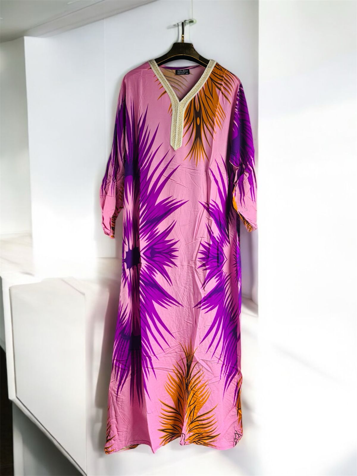 Women Dress Coloured 3 Pcs Jalabiya Set J2K25 Women Dress Coloured 3 Pcs Jalabiya Set J2K25